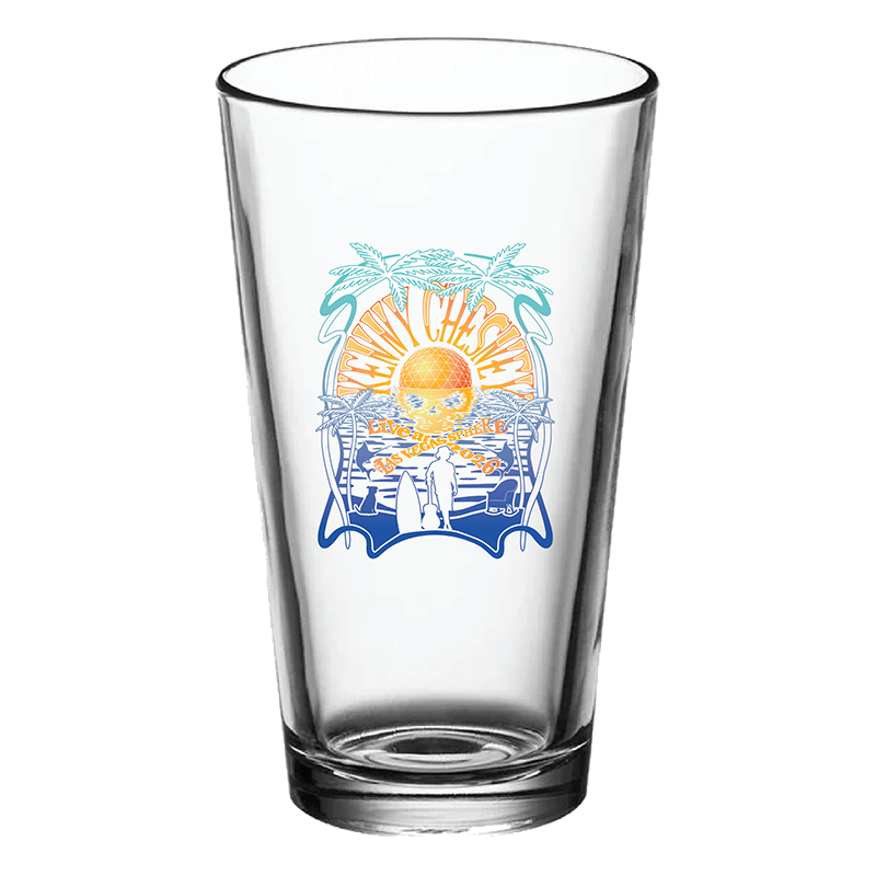 Sphere Pint Glass - Skull Live from Las Vegas