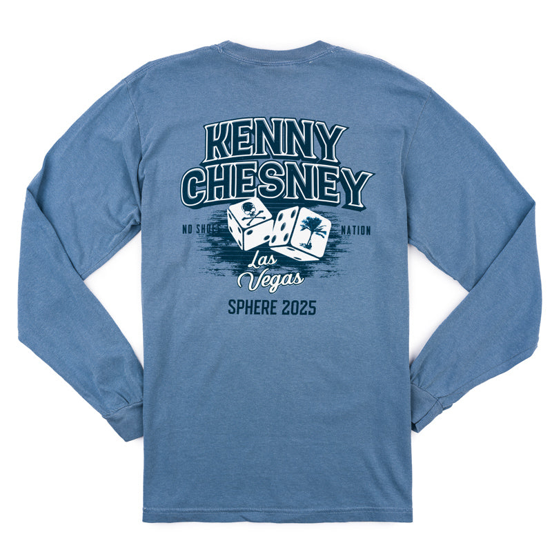 Dice Tee - Long Sleeve - Blue Jean