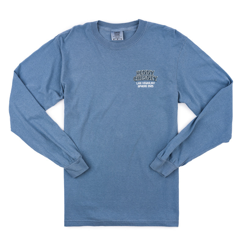 Dice Tee - Long Sleeve - Blue Jean