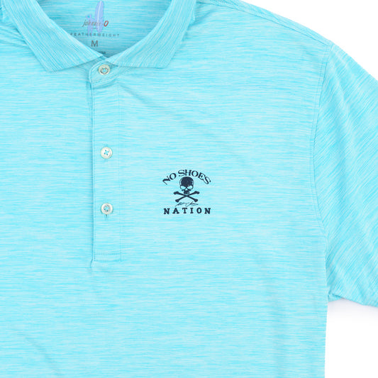 NSN Johnnie-O Huron Polo - Tarpon Sea Green