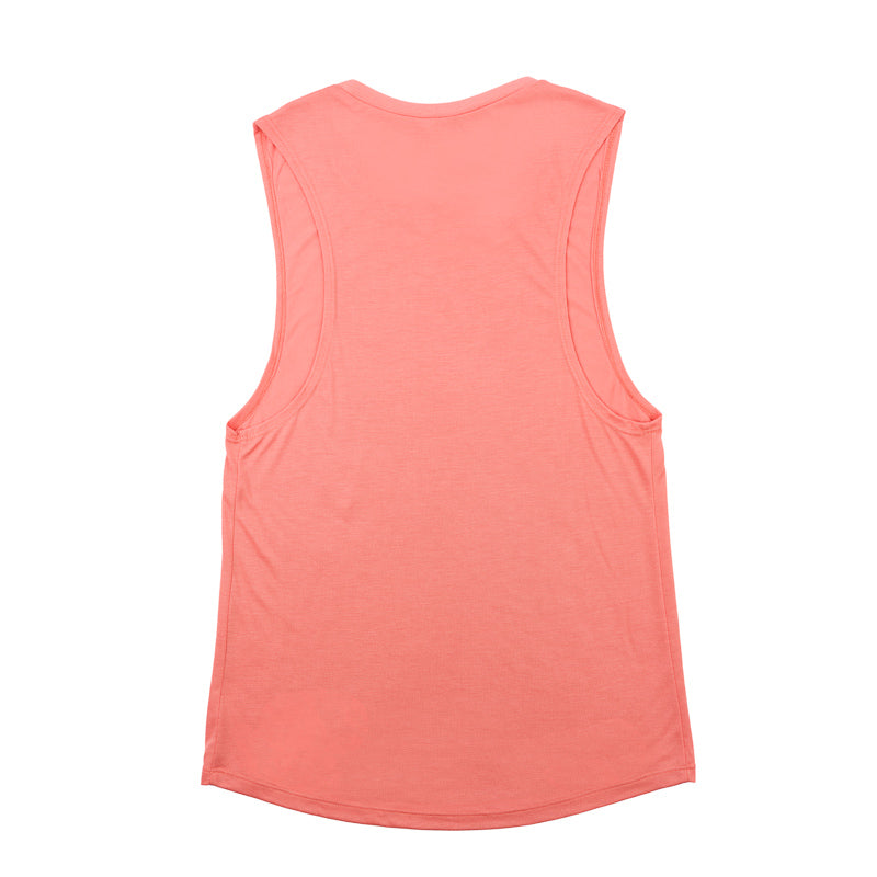 Women's Guitars Tiki Bars Muscle Tank - Sunset Orange