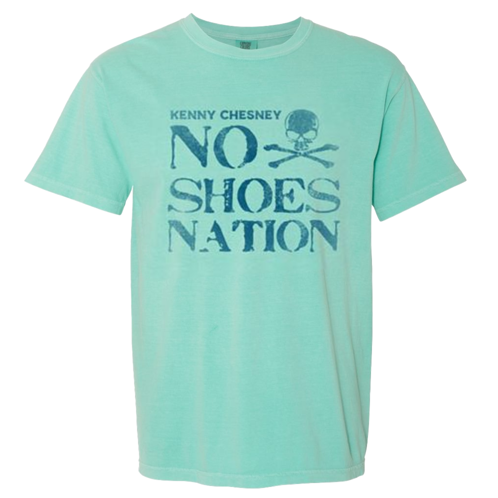 No Shoes Nation Tee - Chalky Mint