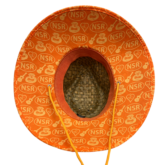 No Shoes Radio Lifeguard Hat - Orange