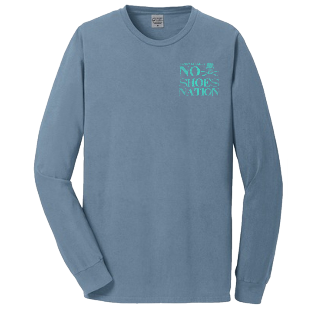 No Shoes Nation LS Tee - Denim