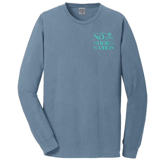 No Shoes Nation LS Tee - Denim