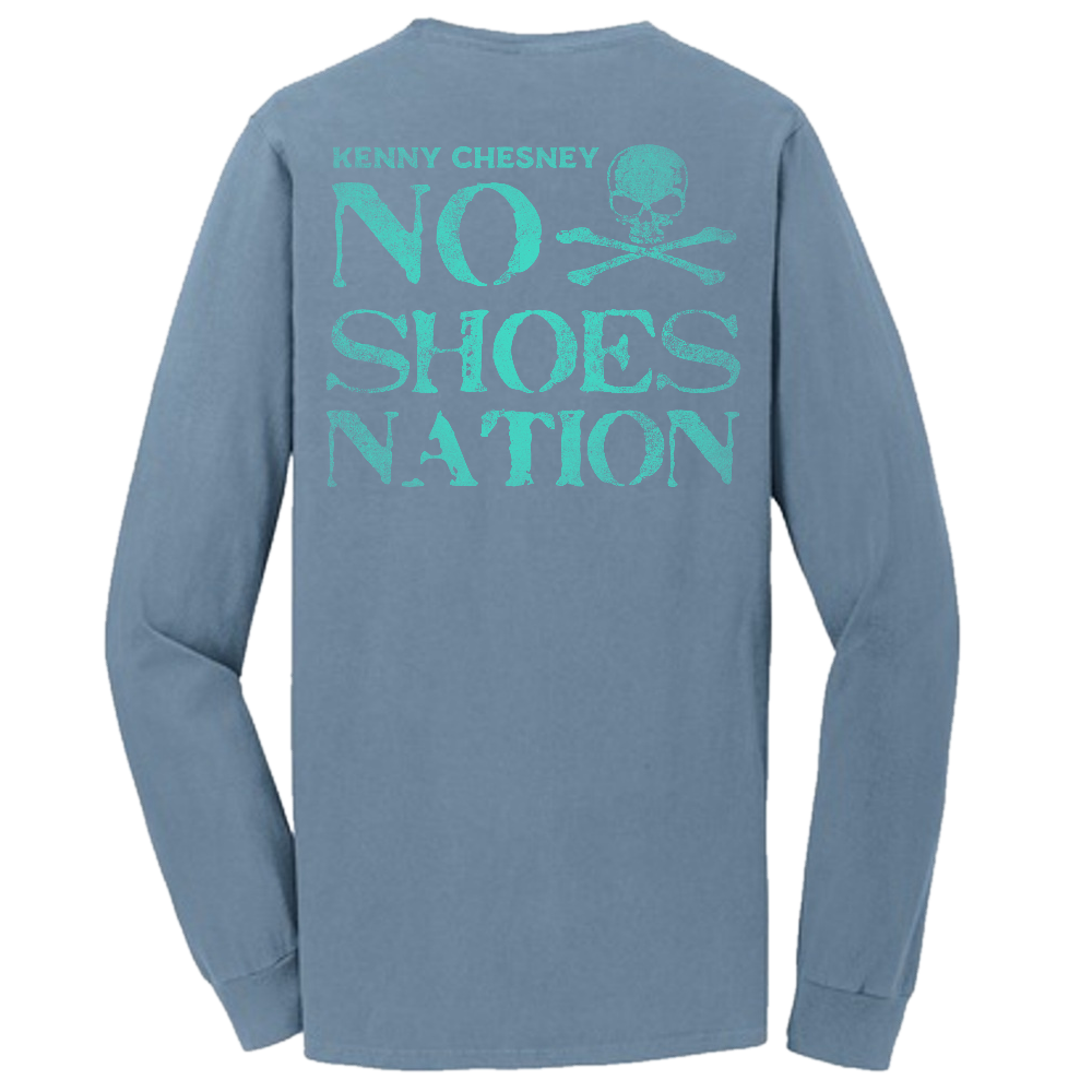 No Shoes Nation LS Tee - Denim