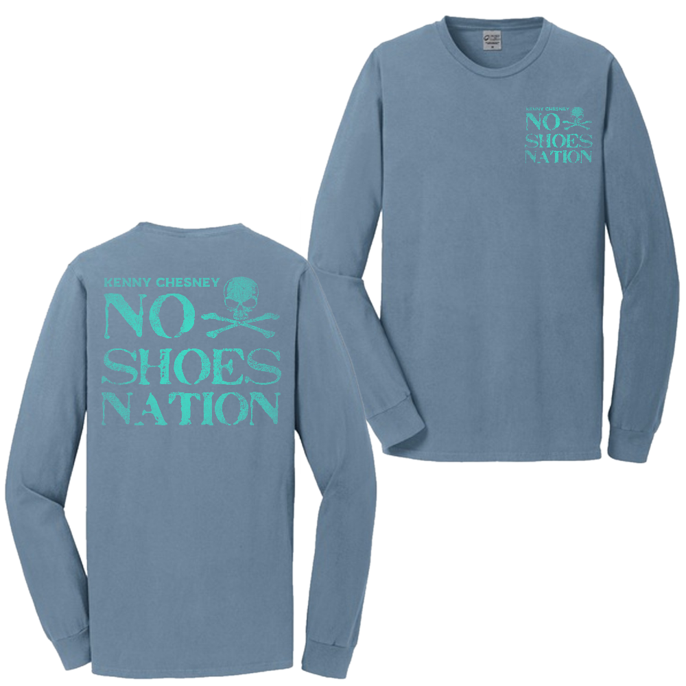 No Shoes Nation LS Tee - Denim