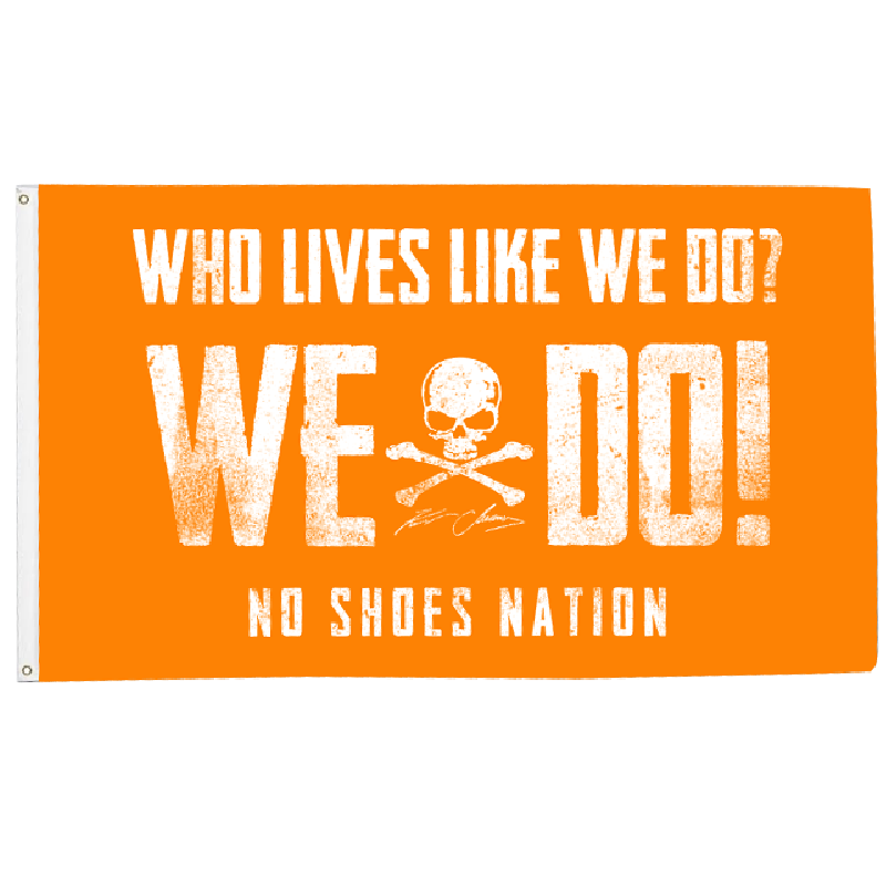 We Do 3' X 5' Flag - Orange