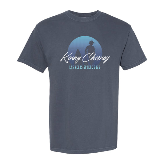 Sphere Silhouette Tee - Denim Blue