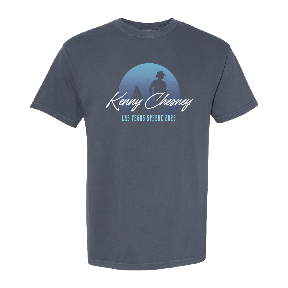 Sphere Silhouette Tee - Denim Blue