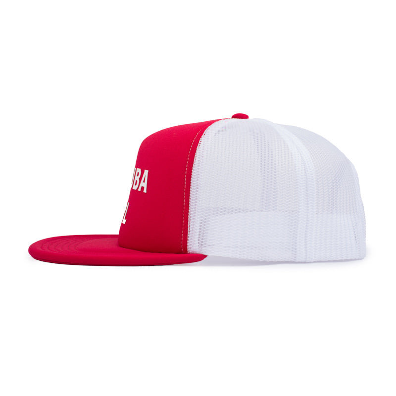 Da Ruba Girl Foam Trucker Cap - Red / White