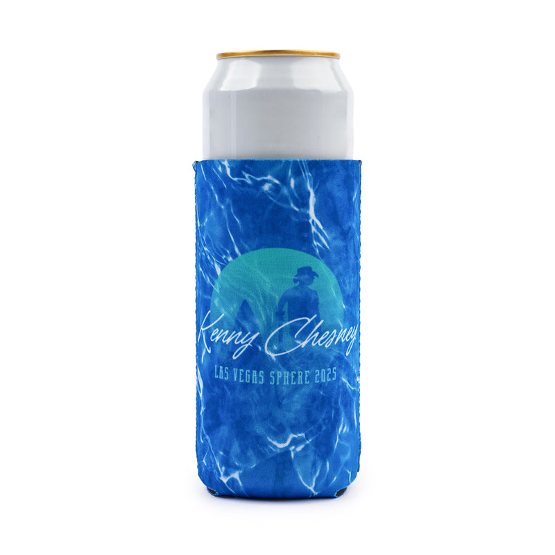 Silhouette Can Koozies - Ocean Blue