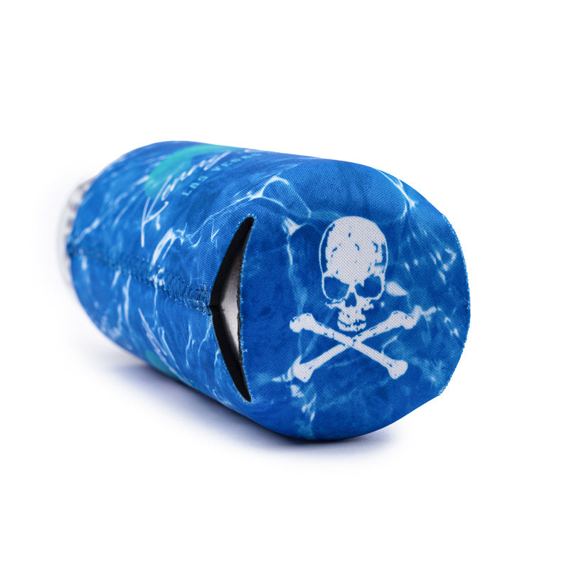 Silhouette Can Koozies - Ocean Blue