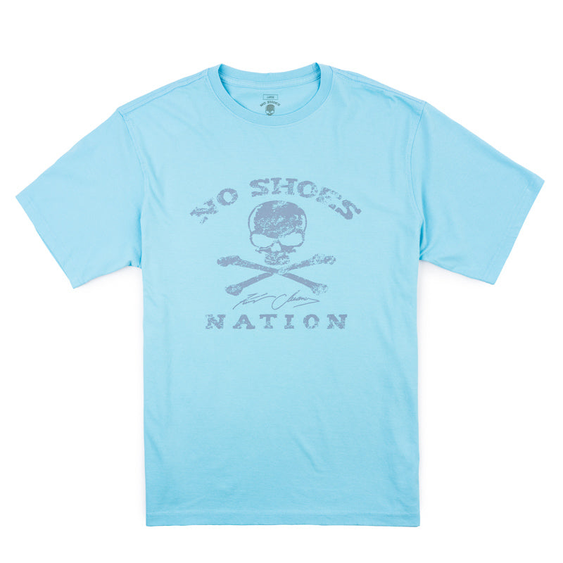 NSN A Little Messed Up Tee - Lagoon Blue