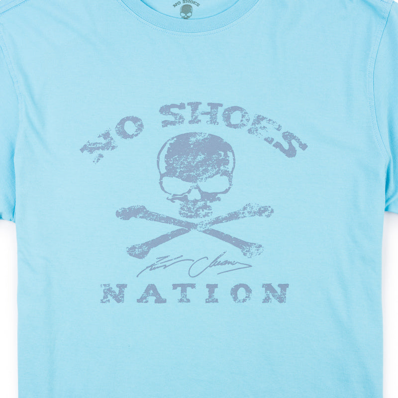 NSN A Little Messed Up Tee - Lagoon Blue