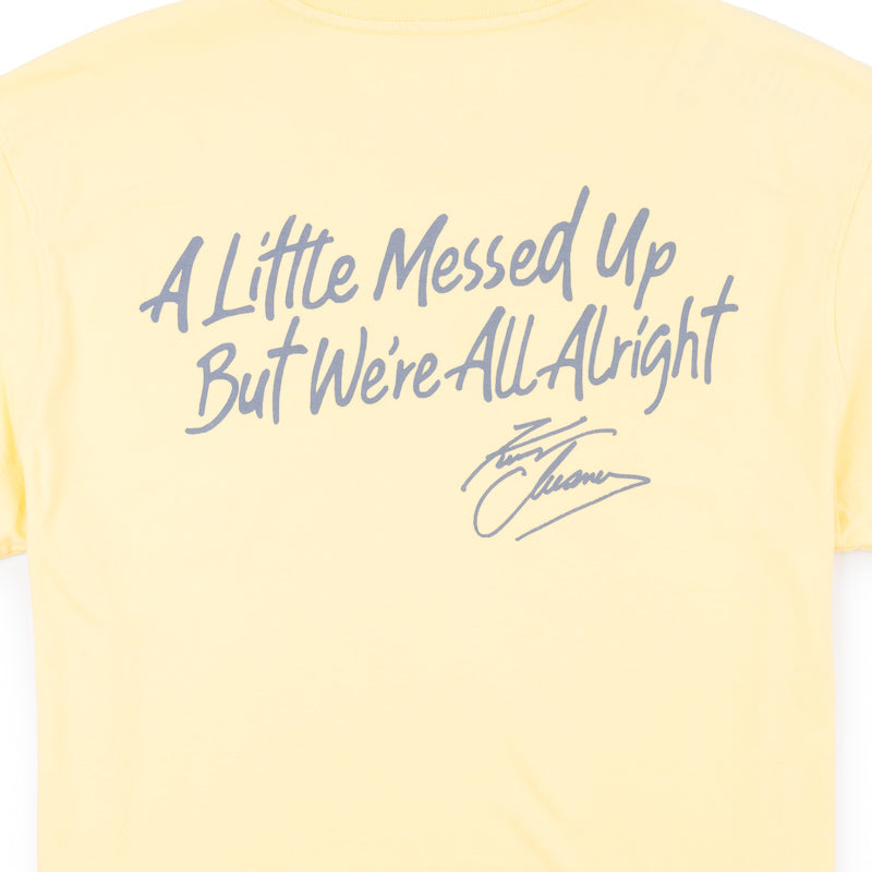 NSN A Little Messed Up Tee - Butter Yellow