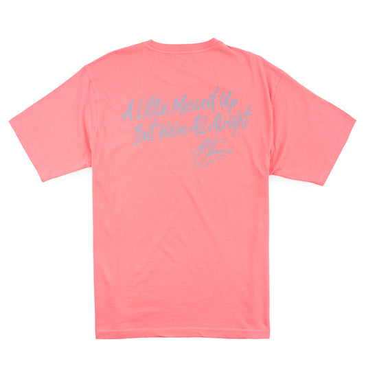 NSN A Little Messed Up Tee - Washed Red