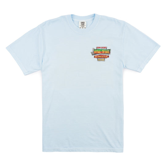 Guitars & Tiki Bars Tour Tee - Chambray