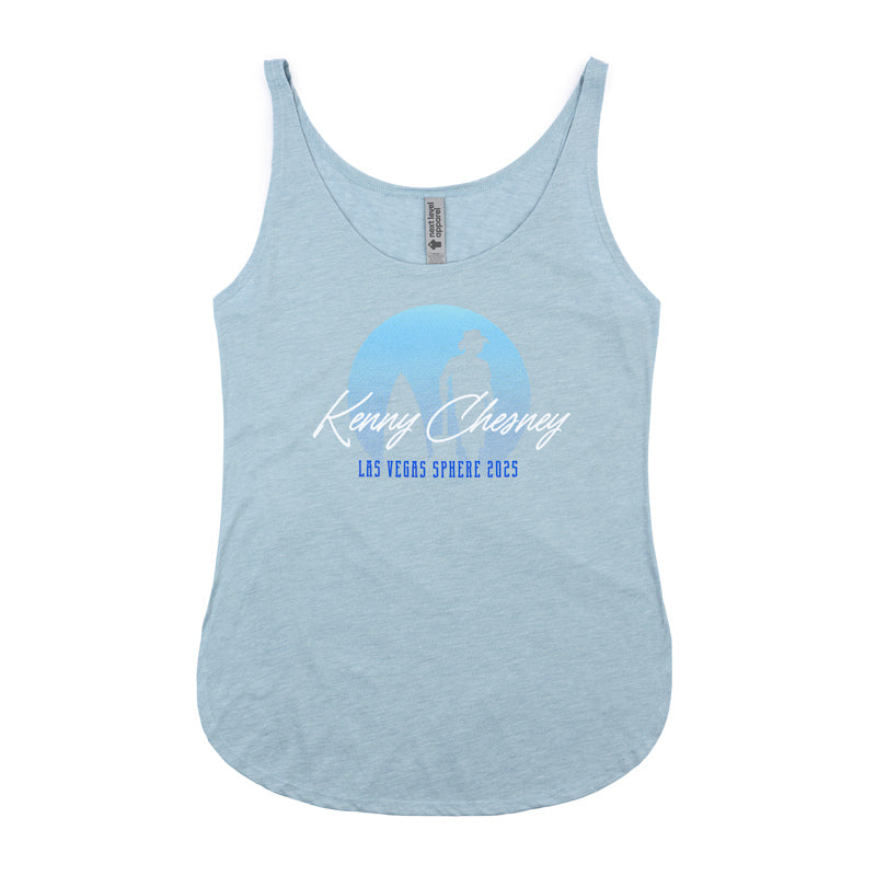 Women's Half Dome Silhouette Festival Tank - Stonewash Denim Blue