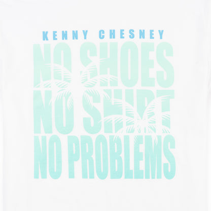 No Shirt No Shoes Tee - White