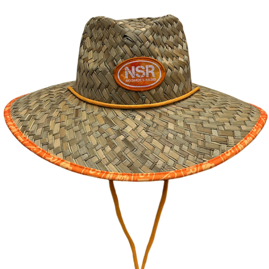 No Shoes Radio Lifeguard Hat - Orange