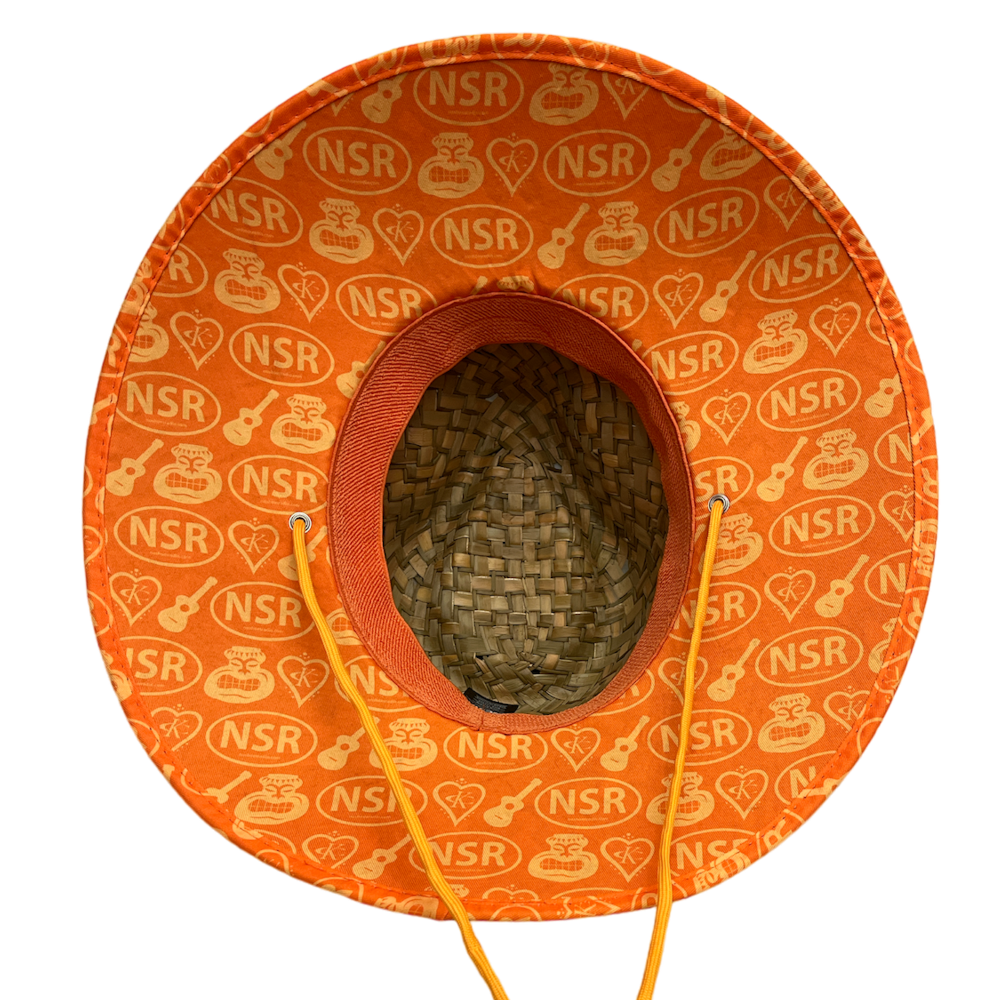 No Shoes Radio Lifeguard Hat - Orange