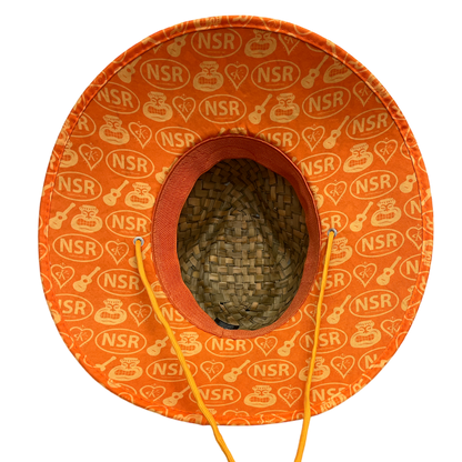 No Shoes Radio Lifeguard Hat - Orange