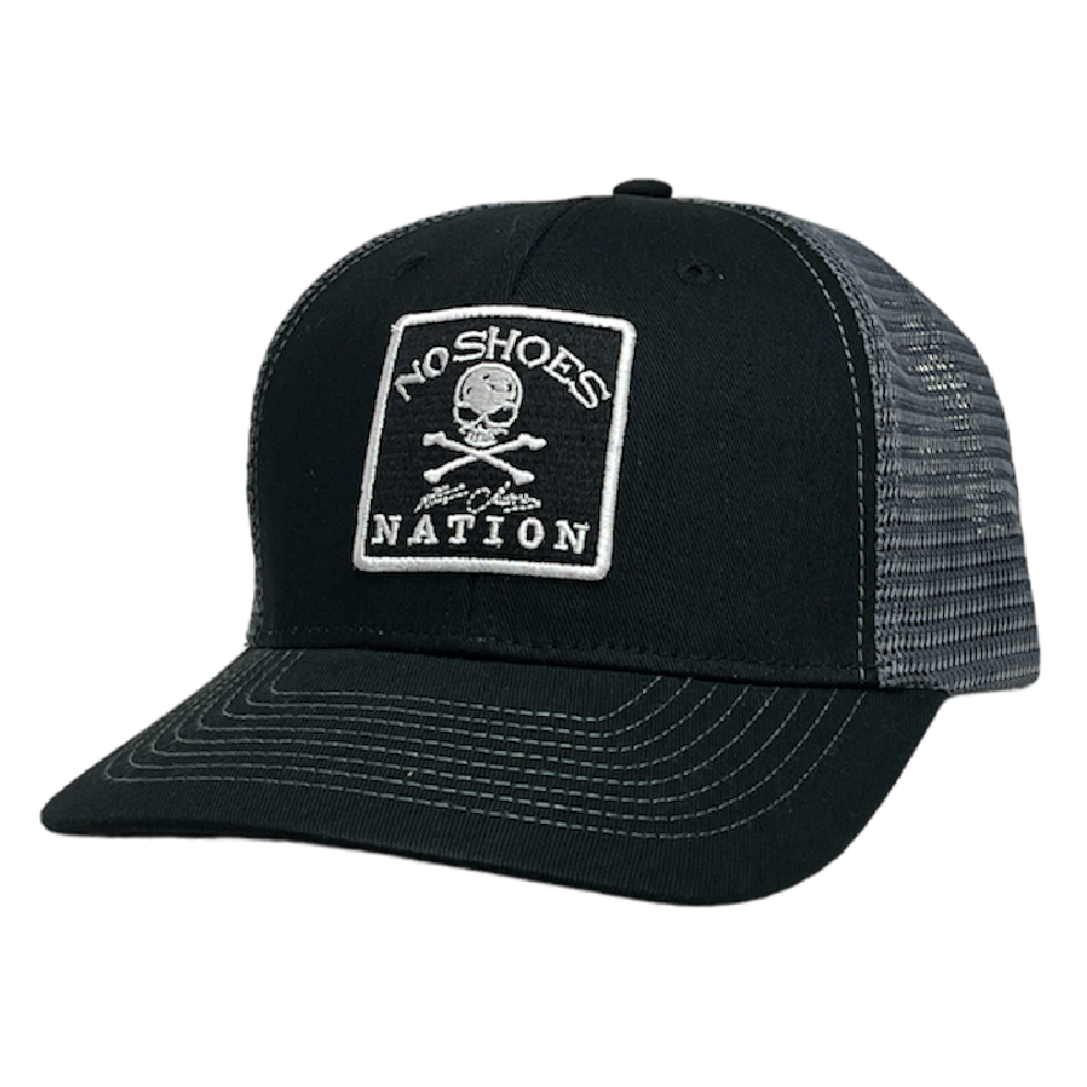 No Shoes Nation Cap - Black / Grey
