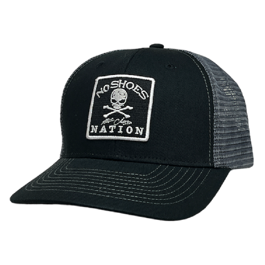 No Shoes Nation Cap - Black / Grey