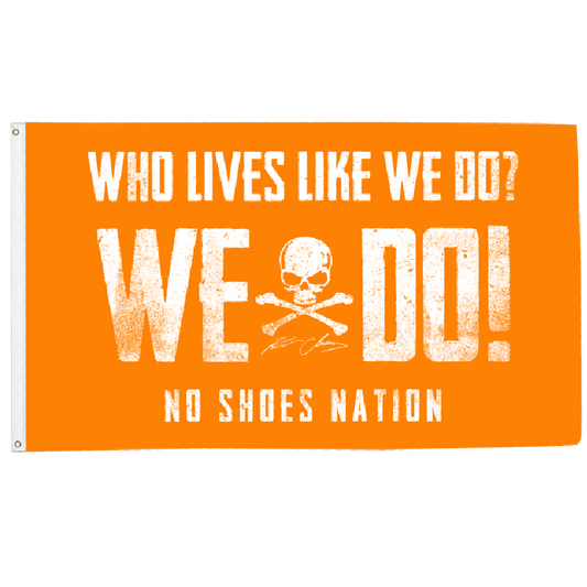 We Do 3' X 5' Flag - Orange