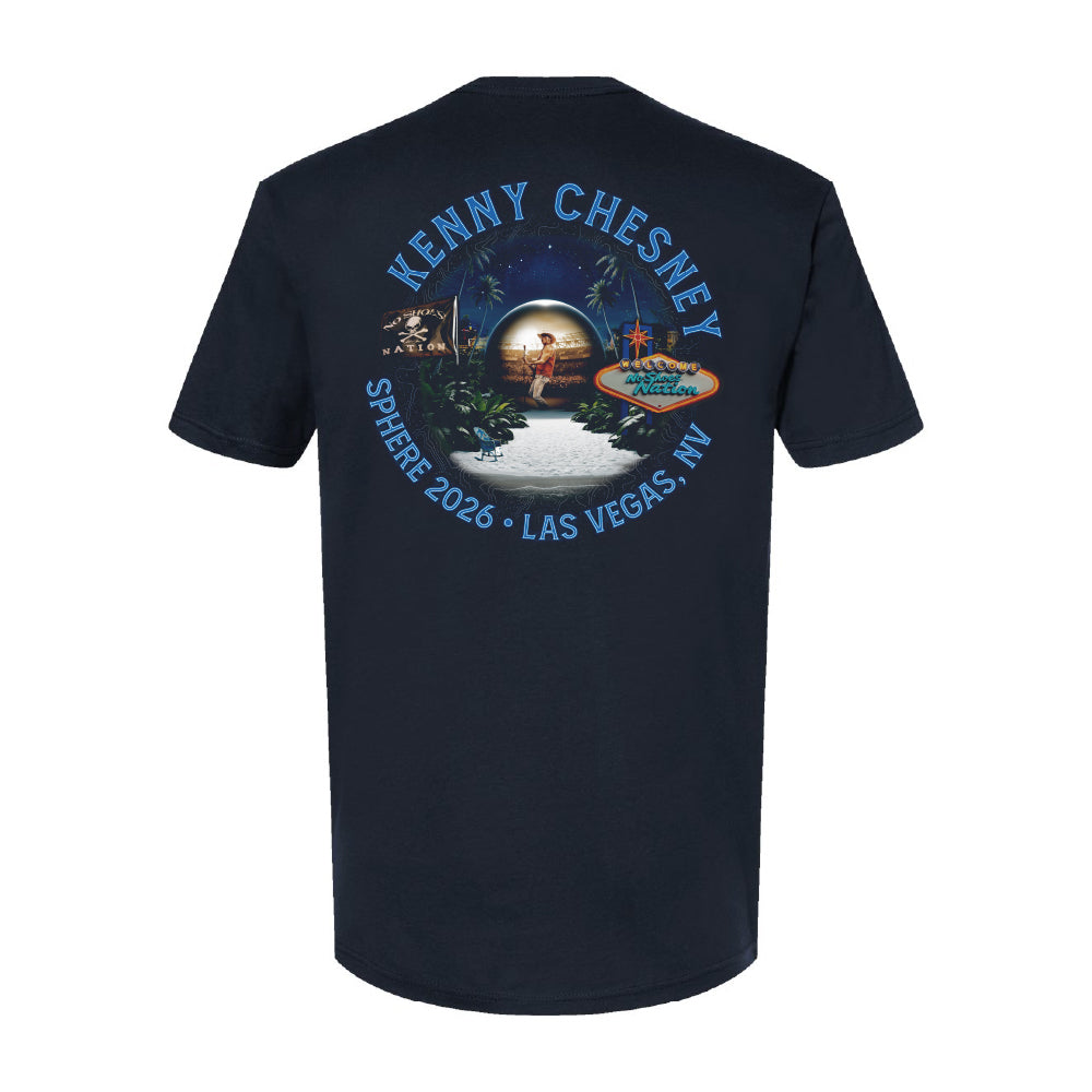Sphere Midnight Beach Tee - Midnight Navy