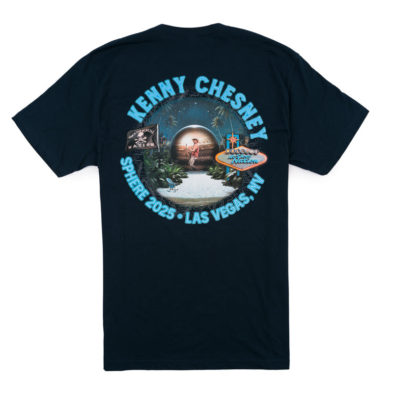 Beach Sphere Tee - Midnight Navy