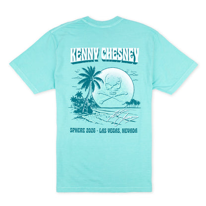 Sphere & Crossbones Tee - Chalky Mint