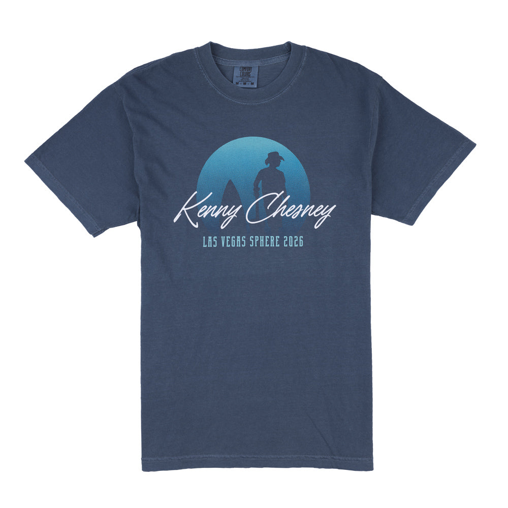 Sphere Silhouette Tee - Denim Blue