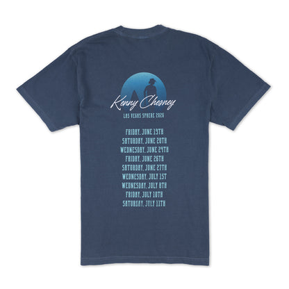 Sphere Silhouette Tee - Denim Blue