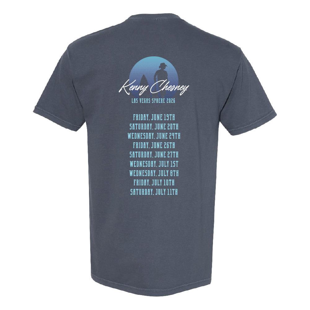 Sphere Silhouette Tee - Denim Blue
