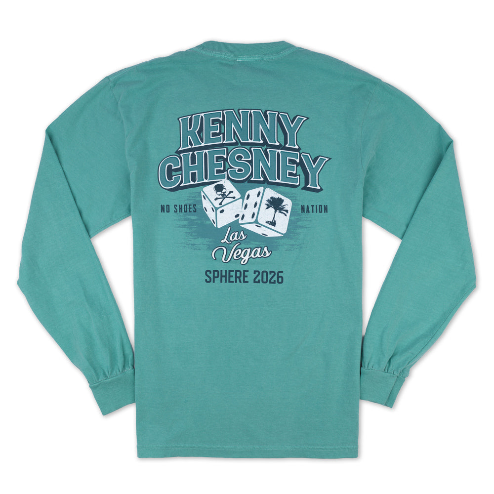 Sphere Dice Tee - Long Sleeve - Seafoam