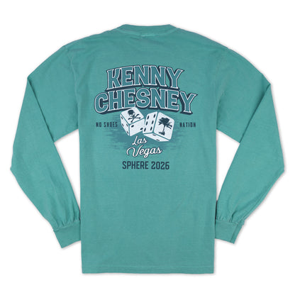 Sphere Dice Tee - Long Sleeve - Seafoam