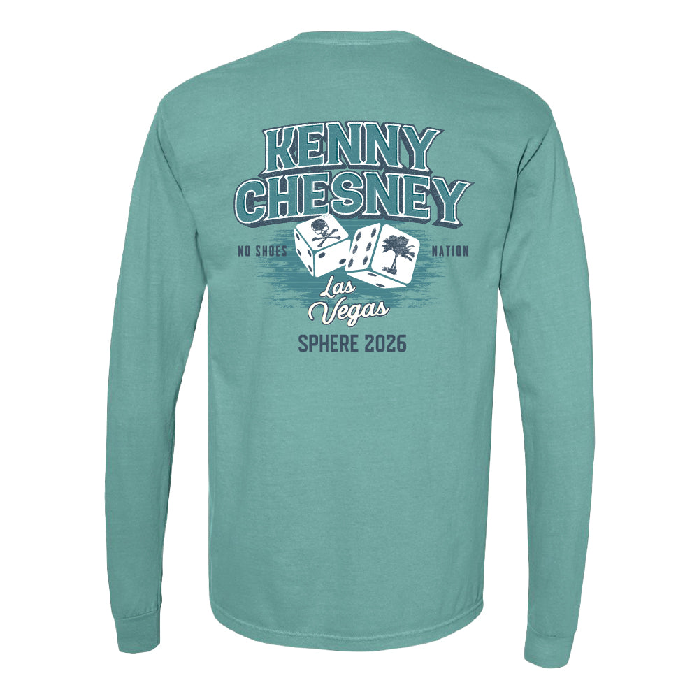 Sphere Dice Tee - Long Sleeve - Seafoam