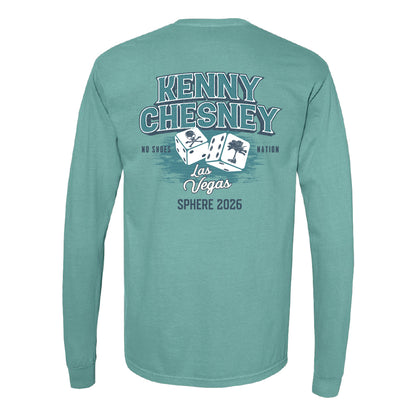 Sphere Dice Tee - Long Sleeve - Seafoam