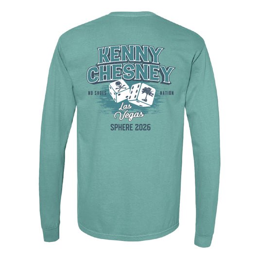 Sphere Dice Tee - Long Sleeve - Seafoam