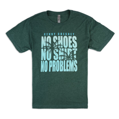 No Shoes No Shirt Tee - Forest Green