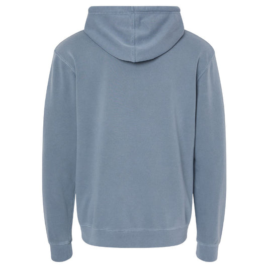 Christmas NSN Skull Santa Hooded Sweatshirt - Pigment Slate Blue