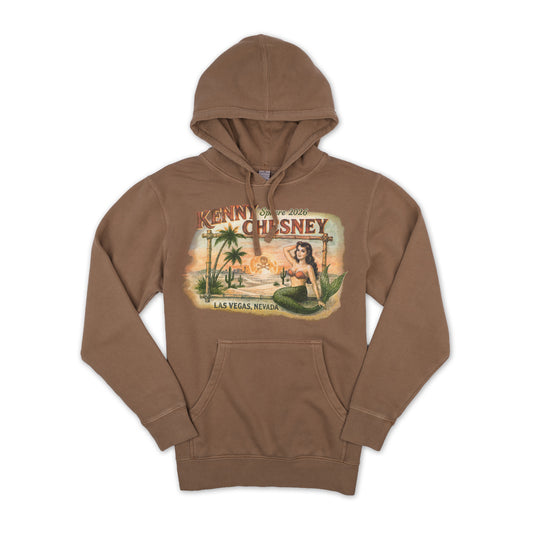 Tiki Mermaid Hooded Sweatshirt - Pigment Clay