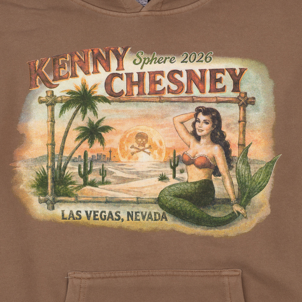 Tiki Mermaid Hooded Sweatshirt - Pigment Clay