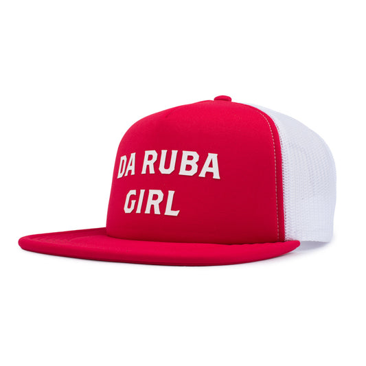 Da Ruba Girl Foam Trucker Cap - Red / White