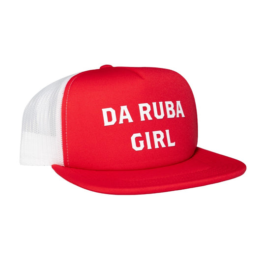 Da Ruba Girl Foam Trucker Cap - Red / White
