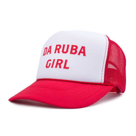 Da Ruba Girl Foam Trucker Cap - Red / White / Red