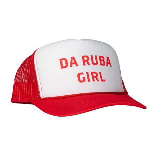 Da Ruba Girl Foam Trucker Cap - Red / White / Red