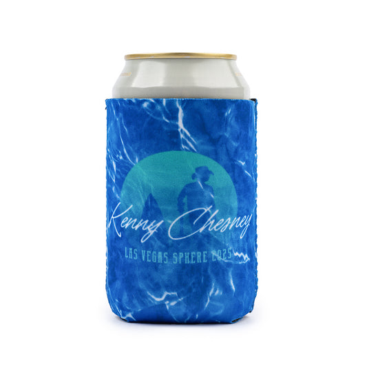 Silhouette Can Koozies - Ocean Blue